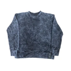 MLW By Design - Basic Stonewash Jumper | Black - MLW By Design
