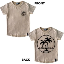 MLW By Design - Ocean Child Stonewash Tee | Sand Or Black - MLW By Design