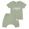 MLW By Design - Personalised Signature Short Set | Sage | Limited Edition - MLW By Design