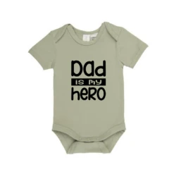 MLW By Design - Dad Is My Hero Bodysuit | Various Colours - MLW By Design -Wandnobe Store 2 f6a1dd02 be61 491d 9b46 6d086a89ff84