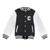 MLW By Design - Personalised Initial Varsity Jacket | Black & White - MLW By Design