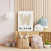 MLW By Design - Letter Name Canvas Print | Various Colours - MLW By Design