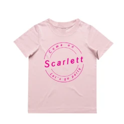 MLW By Design - Personalised Let's Party Birthday Tee | Various Ages & Colours - MLW By Design