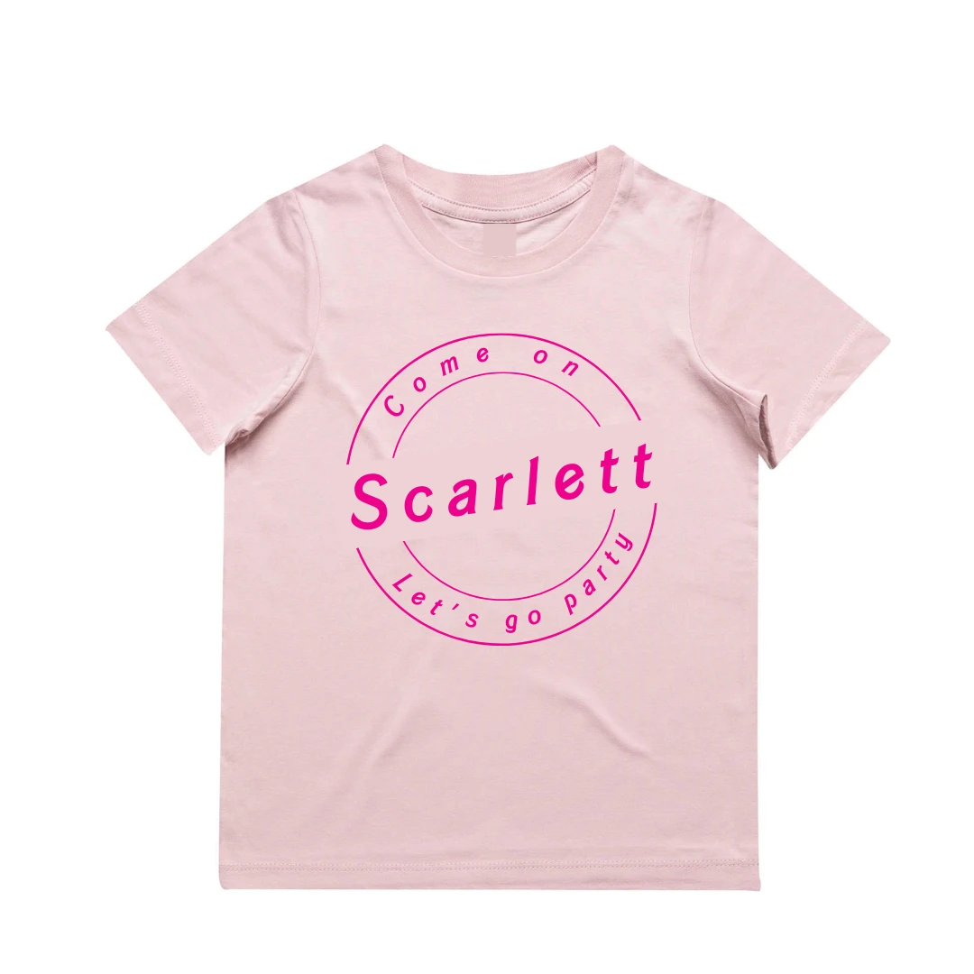 MLW By Design - Personalised Let's Party Birthday Tee | Various Ages & Colours - MLW By Design 1 MLW By Design - Personalised Let's Party Birthday Tee | Various Ages & Colours - MLW By Design