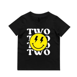 MLW By Design - Personalised Smile Birthday Tee | Various Ages & Colours - MLW By Design