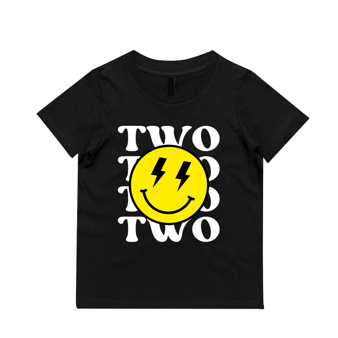 MLW By Design - Personalised Smile Birthday Tee | Various Ages & Colours - MLW By Design 1 MLW By Design - Personalised Smile Birthday Tee | Various Ages & Colours - MLW By Design