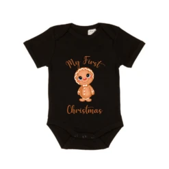 MLW By Design - My First Christmas Gingerbread Bodysuit | White Or Black - MLW By Design -Wandnobe Store 4 f6dd48ec 355a 4b1a a882 a473f3e51896