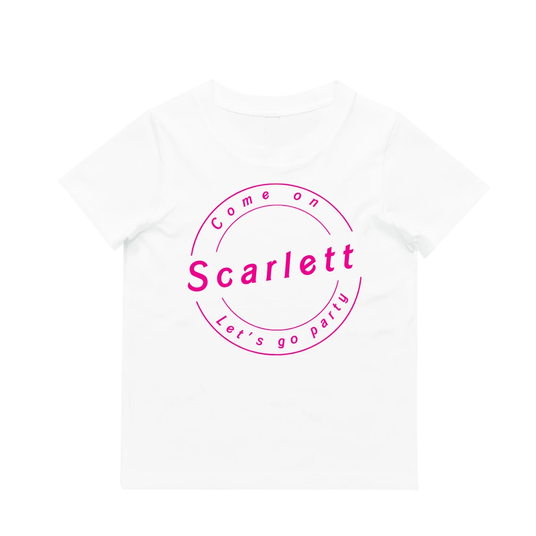 MLW By Design - Personalised Let's Party Birthday Tee | Various Ages & Colours - MLW By Design 2 MLW By Design - Personalised Let's Party Birthday Tee | Various Ages & Colours - MLW By Design - Image 2