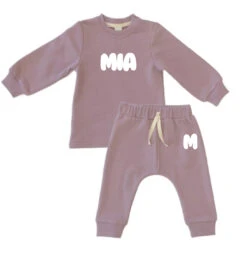 MLW By Design - Personalised Bubble Font Tracksuit | Lilac | Limited Edition - MLW By Design