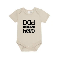 MLW By Design - Dad Is My Hero Bodysuit | Various Colours - MLW By Design