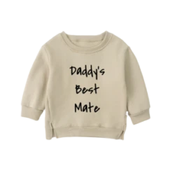 MLW By Design - Daddy's Best Mate Crew | Beige *LIMITED EDITION* - MLW By Design