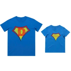 MLW By Design - Matching SUPERDAD Dad Tee And Kid Tee | Various Colours - MLW By Design