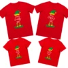 MLW By Design - Matching Personalised Family Elf Name Tee | Various Colours - MLW By Design