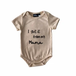MLW By Design - Like Mama Stonewash Bodysuit | Black Or Sand - MLW By Design