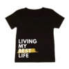 MLW By Design - Living My Best Life Tee | Pink Or Gold Print - MLW By Design