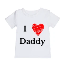 MLW By Design - Love Daddy Tee | Black Or White - MLW By Design