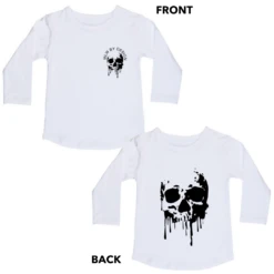 MLW By Design - Melting Skull Tee | Black Or White - MLW By Design -Wandnobe Store FRONT 2022 01 24T141108.464