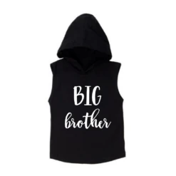 MLW By Design - Big Brother Black Sleeveless Hoodie - MLW By Design