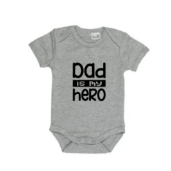 MLW By Design - Dad Is My Hero Bodysuit | Various Colours - MLW By Design -Wandnobe Store Father sDay2022
