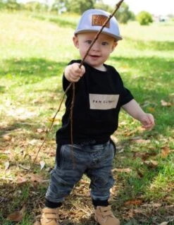 MLW By Design - FKN CLINGY™ Tee | Sand Print | Black Or White - MLW By Design -Wandnobe Store Fknclingblack