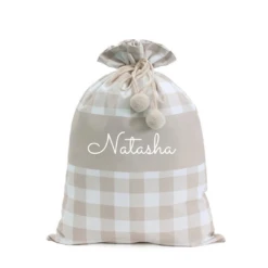 MLW By Design - Gingham Personalised Santa Sack *LIMITED EDITION* - MLW By Design