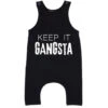 MLW By Design - Keep It Gangsta Slouch Romper | Black - MLW By Design