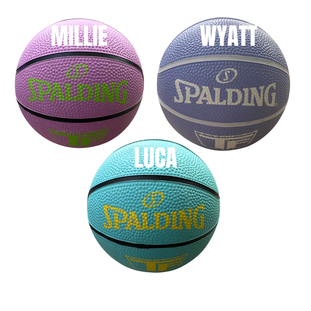 MLW By Design - Personalised Mini Basketball | Pastel Colours *LIMITED EDITION* - MLW By Design 1 MLW By Design - Personalised Mini Basketball | Pastel Colours *LIMITED EDITION* - MLW By Design