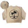 MLW By Design - Ocean Child Stonewash Crew | Sand Or Black - MLW By Design