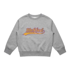 MLW By Design - Ble$$ed Fleece Oversized Crew - MLW By Design