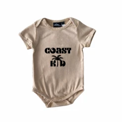 MLW By Design - Coast Kid Stonewash Bodysuit | Sand Or Black - MLW By Design