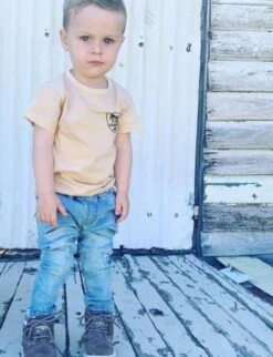 MLW By Design - Ocean Child Stonewash Tee | Sand Or Black - MLW By Design -Wandnobe Store OceanChild