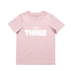 MLW By Design - Personalised Crown Birthday Tee | Various Ages & Colours - MLW By Design -Wandnobe Store Parker 32 1f809b63 1c83 4e8e 99b8 face9aa3bb09