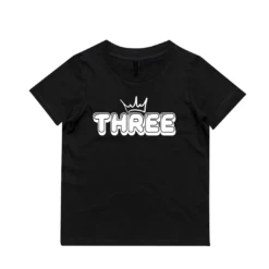 MLW By Design - Personalised Crown Birthday Tee | Various Ages & Colours - MLW By Design -Wandnobe Store Parker 33 e8094c17 b870 4646 a063 57b4047f44c0