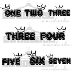 MLW By Design - Personalised Crown Birthday Tee | Various Ages & Colours - MLW By Design -Wandnobe Store Parker 36 a4b671ba c79e 4630 b685 1eeffb5c9221