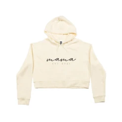 MLW By Design - Personalised Established Mama Adult Crop Hoodie | Various Colours - MLW By Design 5 MLW By Design - Personalised Established Mama Adult Crop Hoodie | Various Colours - MLW By Design -Wandnobe Store PcoastalvibesRIS 6
