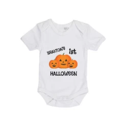 MLW By Design - 1st Halloween Personalised Bodysuit | Various Colours - MLW By Design -Wandnobe Store Personalised1stHalloweenBodysuit