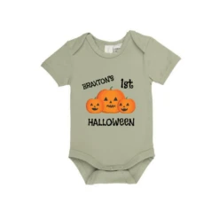 MLW By Design - 1st Halloween Personalised Bodysuit | Various Colours - MLW By Design -Wandnobe Store Personalised1stHalloweenBodysuit 4