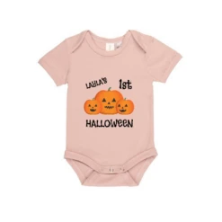 MLW By Design - 1st Halloween Personalised Bodysuit | Various Colours - MLW By Design -Wandnobe Store Personalised1stHalloweenBodysuit 5