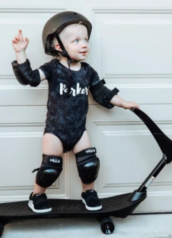 MLW By Design - Personalised Name Stonewash Bodysuit | Black Or Sand - MLW By Design -Wandnobe Store STONEWASHBODYSUIT