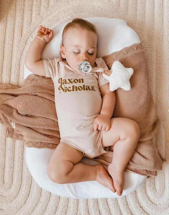 MLW By Design - Personalised Retro Name Bodysuit | Various Colours - MLW By Design 2 MLW By Design - Personalised Retro Name Bodysuit | Various Colours - MLW By Design - Image 2