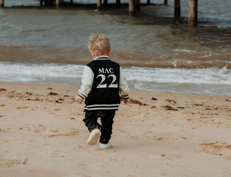 MLW By Design - Personalised Varsity Jacket | Black & White - MLW By Design 2 MLW By Design - Personalised Varsity Jacket | Black & White - MLW By Design - Image 2