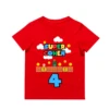 MLW By Design - Personalised SUPER Birthday Tee | Various Ages & Colours - MLW By Design