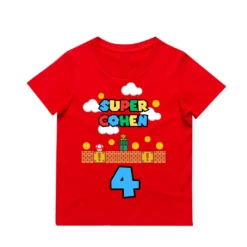 MLW By Design - Personalised SUPER Birthday Tee | Various Ages & Colours - MLW By Design