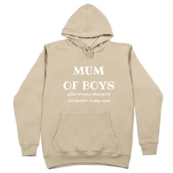 MLW By Design - Mum Of Boys Adult Fleece Hoodie | Various Colours - MLW By Design -Wandnobe Store Untitleddesign 23 3e59b2d9 56b5 4146 802c c0ca6eb86f6f