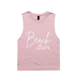 MLW By Design - Beach Bum Pink Tank *CLEARANCE* - MLW By Design