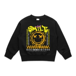 MLW By Design - Smile Vintage Oversized Crew - MLW By Design