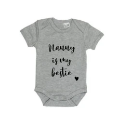 MLW By Design - Nanny Is My Bestie Bodysuit | Various Colours - MLW By Design -Wandnobe Store Willow 2022 01 14T135444.134