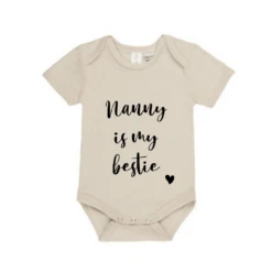 MLW By Design - Nanny Is My Bestie Bodysuit | Various Colours - MLW By Design -Wandnobe Store Willow 2022 01 14T135454.452