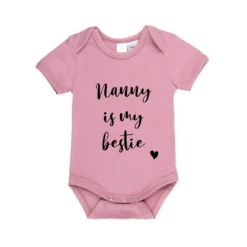 MLW By Design - Nanny Is My Bestie Bodysuit | Various Colours - MLW By Design -Wandnobe Store Willow 2022 01 14T135529.100