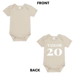 MLW By Design - Personalised Surname Bodysuit | Various Colours - MLW By Design